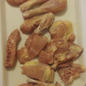 14 - piece chicken cut without skin + organs, kg