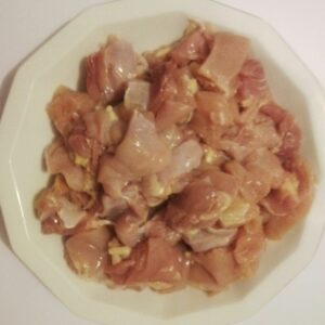 Chicken white boneless cubes 500g